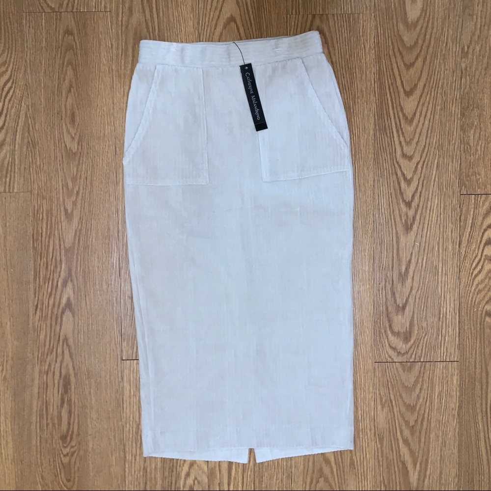 Catherine Malandrino Stretch Corduroy skirt - Picture 3 of 7